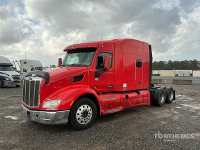 2017 Peterbilt 579 6x4 3- Achs Sattelzugmaschine mit Schlafkabine