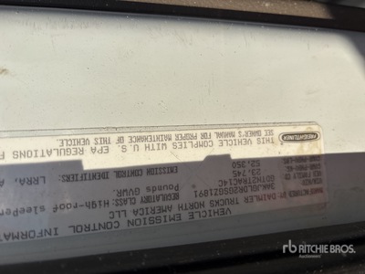 2016 Freightliner Cascadia 125 Tracteur Routier Couchette