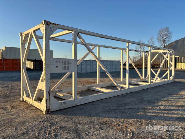 2022 40 ft High Cube Container Frame | Ritchie Bros. Auctioneers