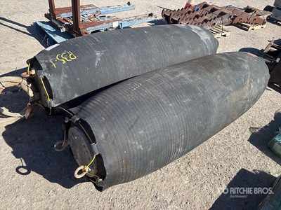 Quantity of (2) 24 In - 60 In Pipe Plugs w/ test ball, Pipe plug sleeves, 20 Ft Poly-lift line w/ New Gauge