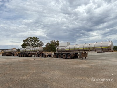 2018 Tieman 20000 L Quad/A Triple Combination مقطورة صهاريج