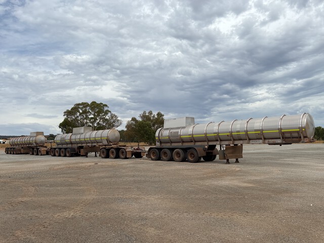 2018 Tieman Quad/A 63,900 L Triple Combination Tanker Trailer