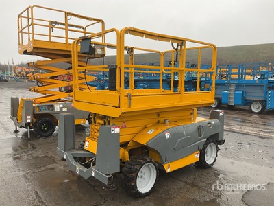 2015 Haulotte Compact12DX 4x4 Diesel Scissor Lift
