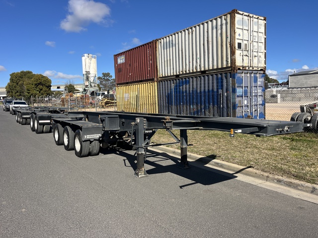 2014 SOUTHERN CROSS 6.2 m Tri/A Skel Trailer