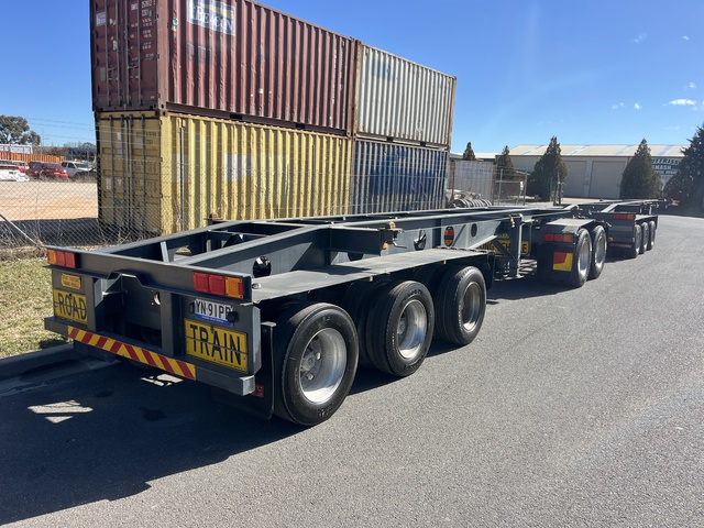 2014 SOUTHERN CROSS 6.2 m Tri/A Skel Trailer