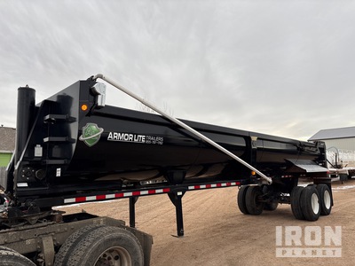 2023 Armor Lite SHD3242 32 ft T/A Turntable Frameless End Dump Trailer