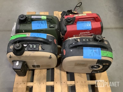 (4) Assorted Portable Generator Sets