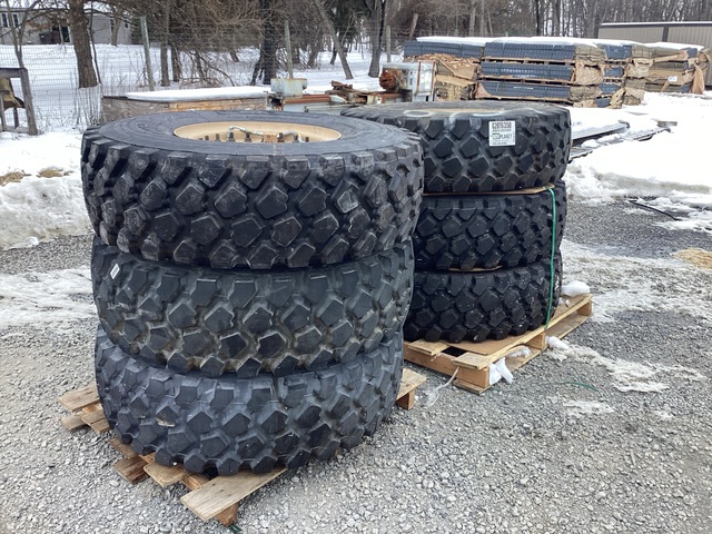 (6) Michelin 14.00R20 Tires w/Wheels