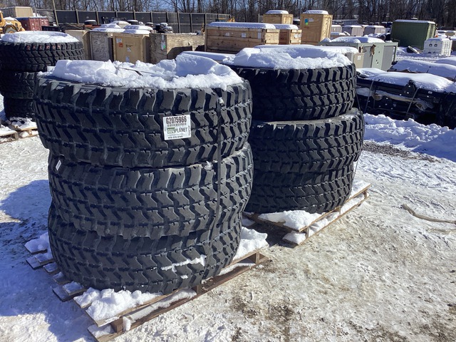 (6) Goodyear 395/85R20 Tires