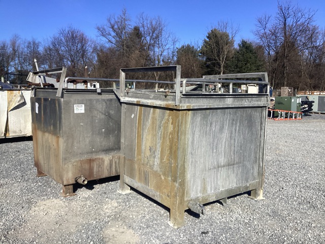 (2) Assorted Storage Tanks (2) Assorted Storage Tanks