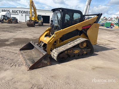 2017 Cat 289D Two-Speed Chargeuse sur rails compacte