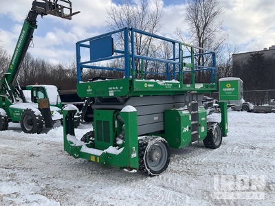2013 Genie GS-4390 Dual Fuel 4x4 Scissor Lift