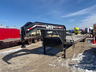 2024 VAR Trailer 40 ft T/A Gooseneck Rimorchio per attrezzatura
