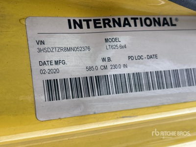2021 International LT625 6x4 T/A Sleeper Truck Tractor