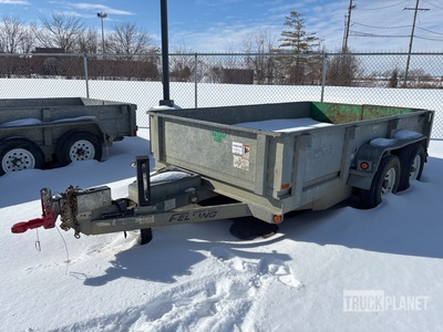 2016 Felling FT-10DT 12 ft T/A Dump Utility Trailer