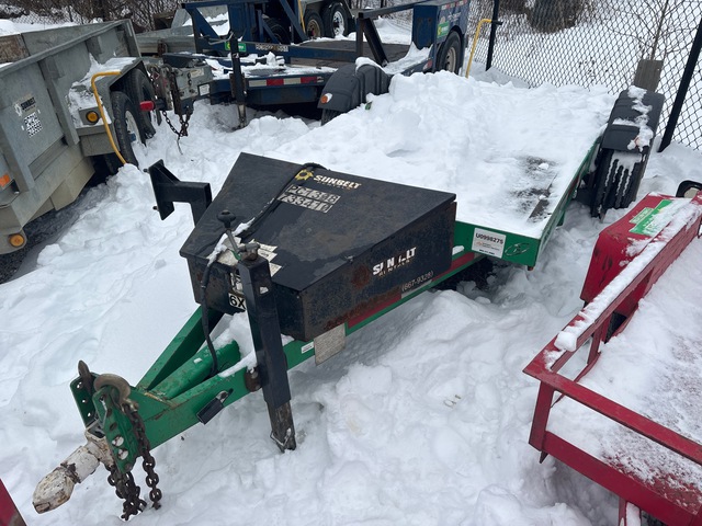 2016 Pratt 10 ft S/A Ground Load Trailer