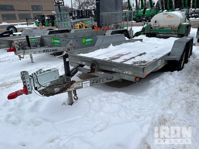 2016 Felling FT-10T-GW 7380 lb 16 ft T/A Tilt Deck Trailer