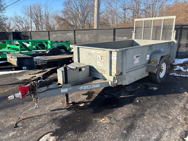 2013 Felling FT-6DTE-G 10 ft S/A Dump Utility Trailer
