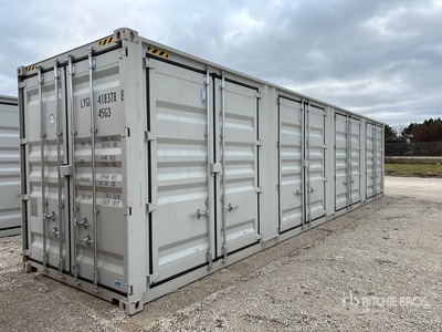 2025 40 ft High Cube Multi-Door Storage Container