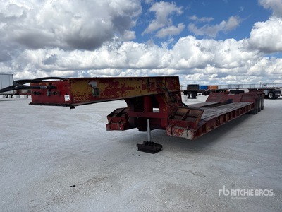1984 Witzco Challenger Tri/A Removable Gooseneck Tieflader