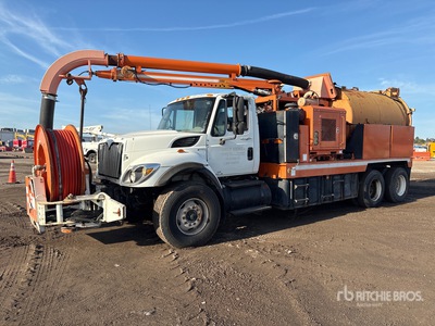 2009 International 7400 6x4 Sewer Cleaner Truck