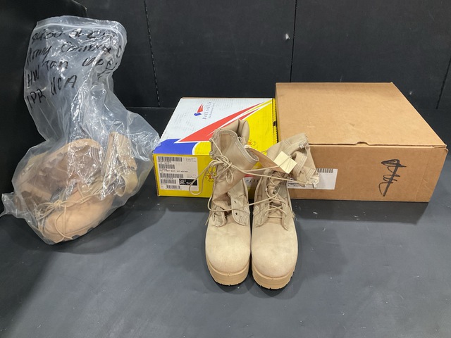 (35) Pairs of Combat Boots