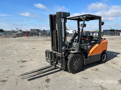 2022 Doosan G35S-7 7550 lb Cushion Tire Forklift