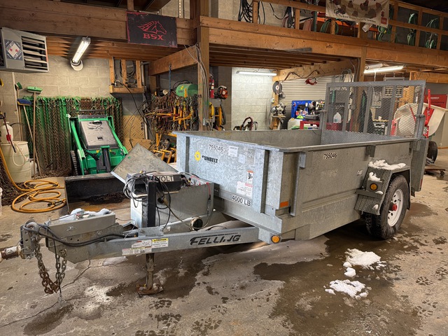 2016 Felling FT-6DTE-G 10 ft S/A Dump Utility Trailer