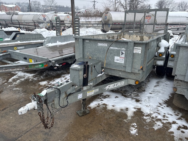 2012 Felling FT-6DTE 10 ft S/A Dump Utility Trailer