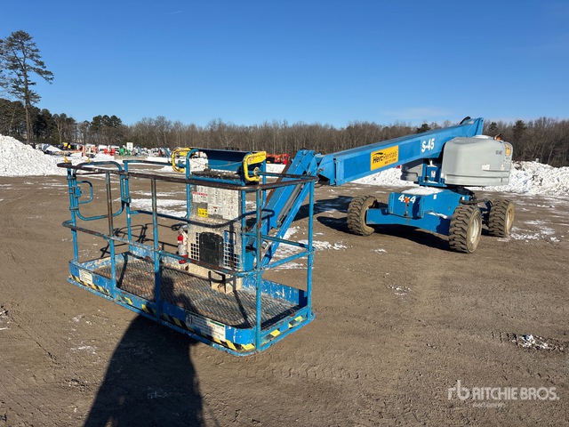 2018 Genie S-45 4WD Diesel Telescopic Boom Lift | Ritchie Bros. Auctioneers