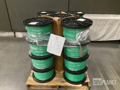 (20) Rolls of General Cable GenSpeed 10000 Plenum Cat 6 Communication Cable