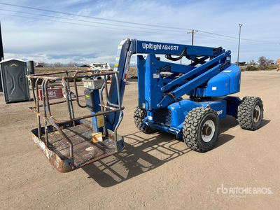 2000 UpRight AB46RT 4WD Diesel Articulating Boom Lift