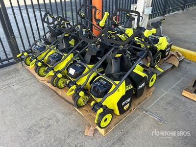Quantity of (10) Ryobi Electric Snow Blower