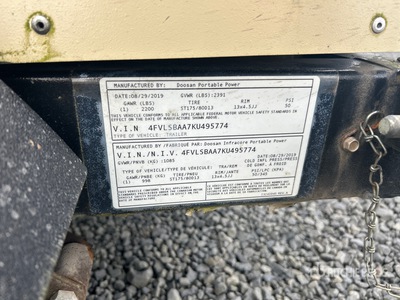 2019 Doosan Light Tower