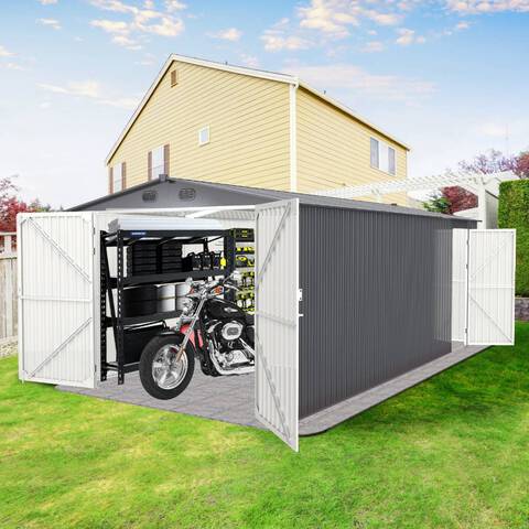 Chery Industrial Metal Garden Shed / Storage Building (Unused)