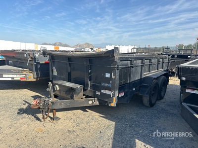 2020 Big Tex 12 ft T/A Remorque à Benne Utilitaire