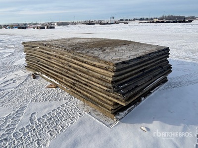 Quantity of (10) 14 ft x 7 ft Rubber Tapis