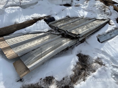 Quantity of (9) Industrial Ribbed Tin