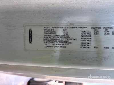 2023 Freightliner Cascadia 126 6x4 T/A Sleeper Truck Tractor