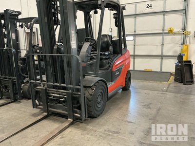 2020 Linde H25T 5325 lb Pneumatic Tire Forklift