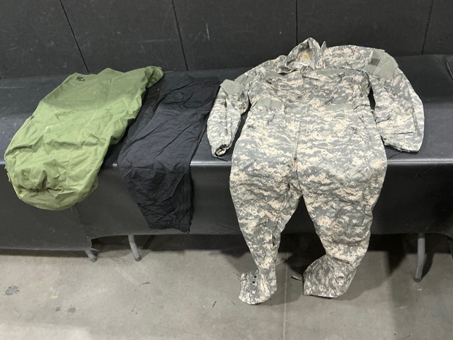 (19) Duffel Bags, (1) Pair of Combat Crewman&rsquo;s Coveralls & Assorted Items