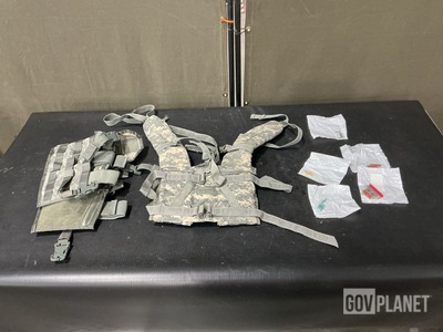 (1) Electrical Plug Connector, (36) Frame Shoulder Straps & Assorted Items