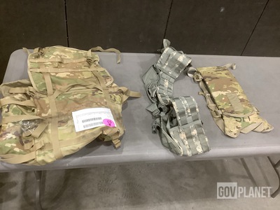 (18) Large Field Rucksacks, (112) Fighting Load Carriers & Assorted Items