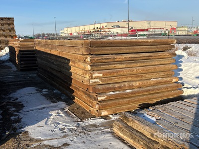 Quantity of (10) 8 ft x 20 ft Mats