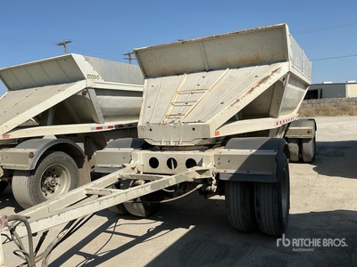 2017 ACE 14 ft 0 in T/A Turntable Pup T/A Belly Dump Trailer