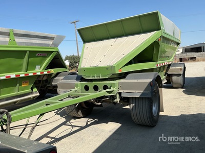 2014 ACE 14 ft 0 in T/A Turntable Pup T/A Belly Dump Trailer