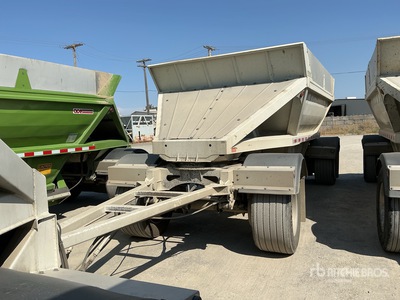 2014 ACE 14 ft 0 in T/A Turntable Pup T/A Belly Dump Trailer