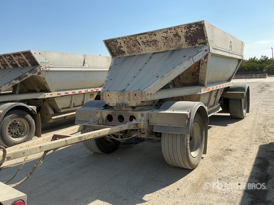 2014 ACE 14 ft 0 in T/A Turntable Pup Belly Dump Trailer