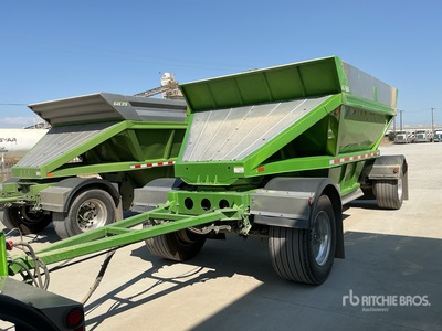 2014 ACE 14 ft 0 in T/A Turntable Pup T/A Belly Dump Trailer