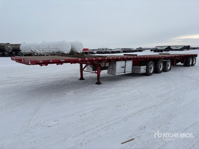 2014 Lode King PFJ28-2P 32 ft Super B-Train Lead Flatbed Trailer